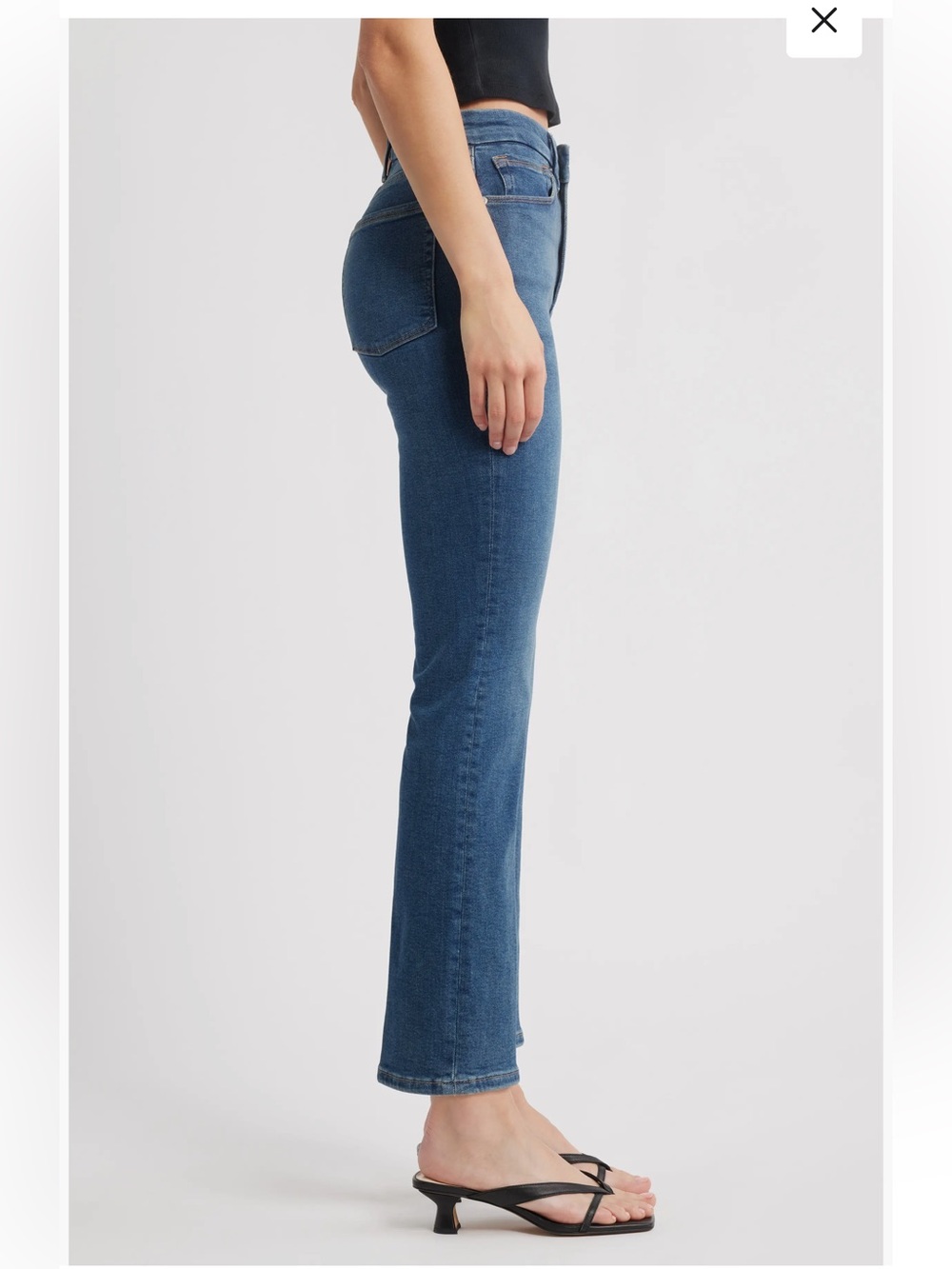 Good American Good Legs Straight Jeans - Picture 12 of 16